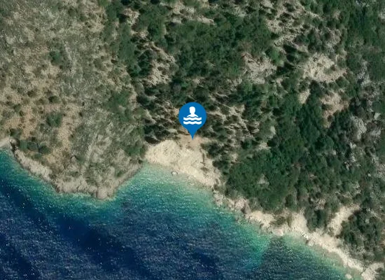 Satellite image of Little Polis Beach
