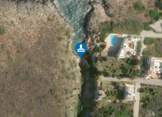 Satellite image of White Beach