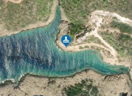 Satellite image of Korakonisi