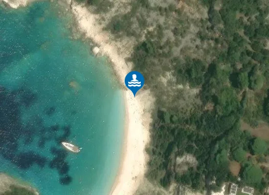 Satellite image of Galazio Beach