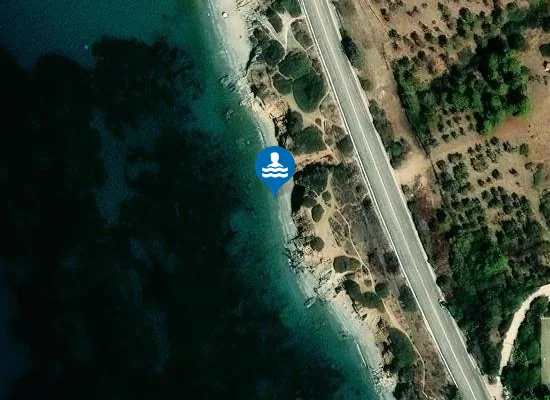 Satellite image of FKK Beach