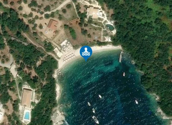 Satellite image of Galiskari Beach