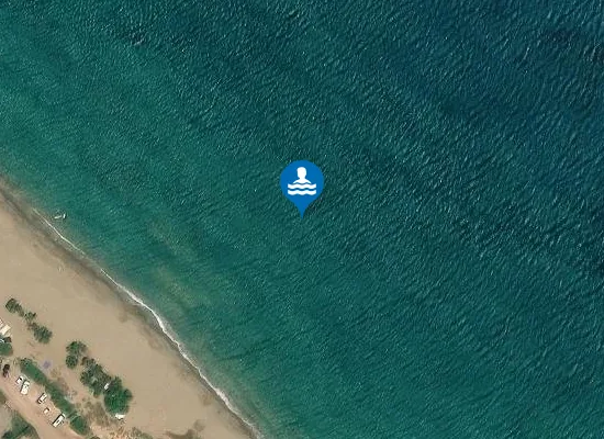 Satellite image of Kouremenos Beach