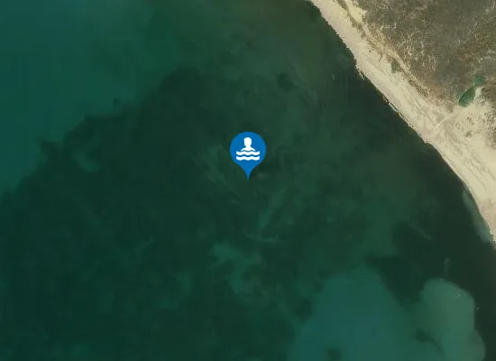 Satellite image of Skidi Beach