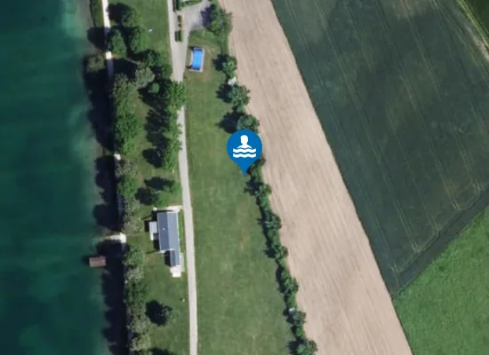 Satellite view of TRAUN-OEDT BADESEE
