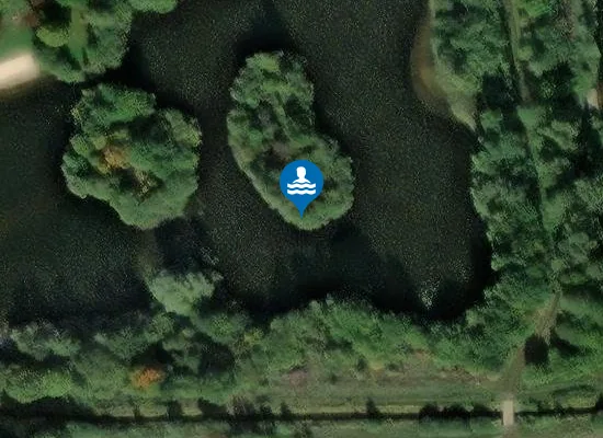 Satellite image of NATURSEE HODENHAGEN