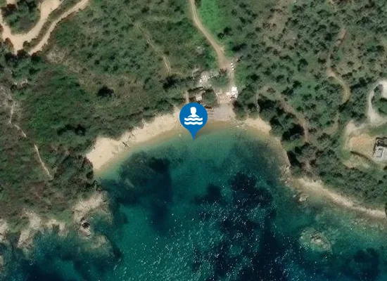 Satellite image of Koutsouri Beach