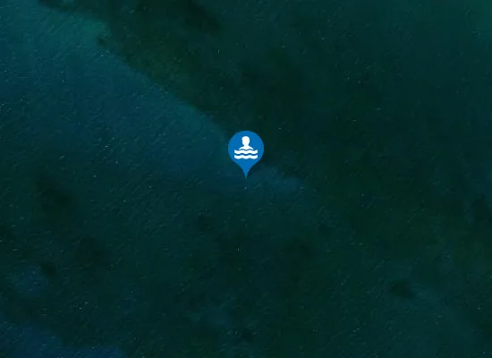 Satellite image of Plaka Beach