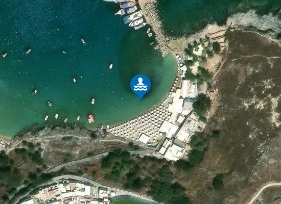 Satellite image of Pallas Beach
