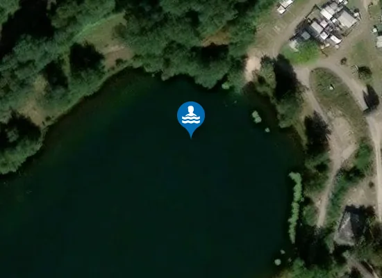 Satellite image of BADESTELLE AUF DEM CAMPINGPLATZ SILBERSEE