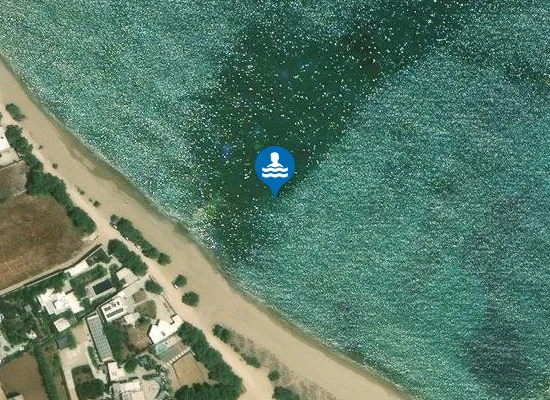 Satellite image of Tsoukalia Beach