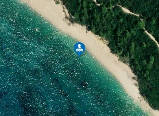 Satellite image of Sissia beach