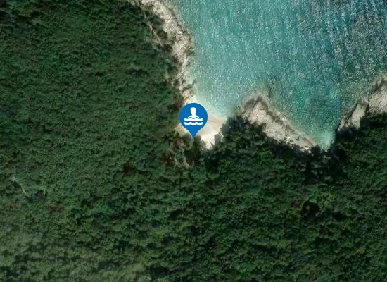 Satellite image of Kimilia Beach