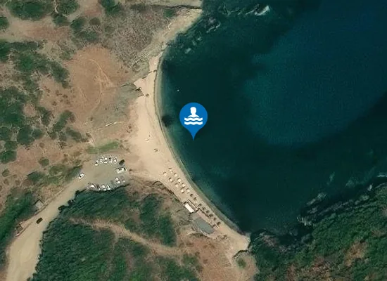 Satellite image of Goa Beach