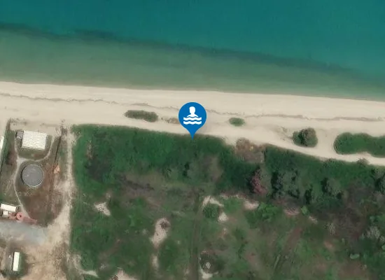 Satellite image of Golden Beach