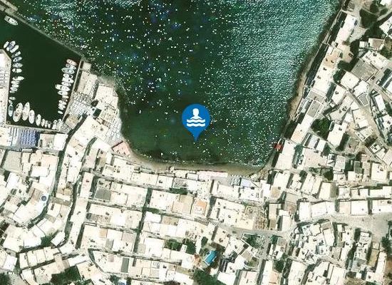 Satellite image of Agios Dimitrios beach