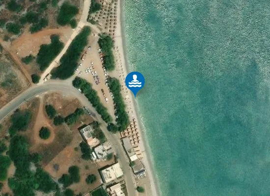 Satellite image of Plaka