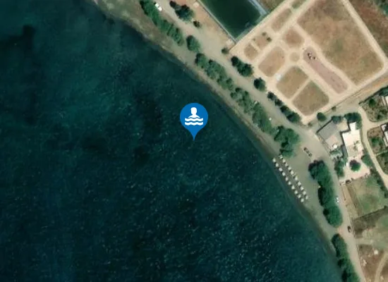 Satellite image of Gourna Beach