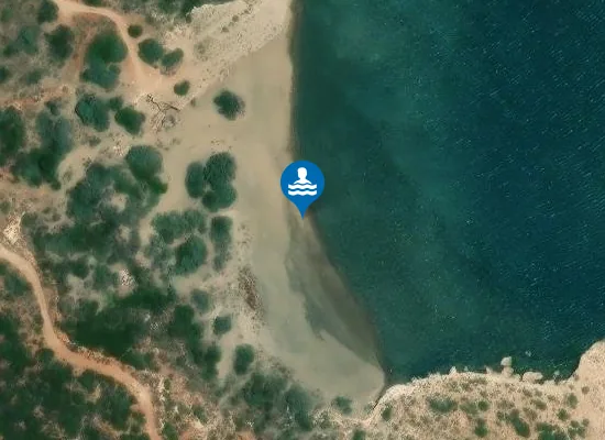 Satellite image of Mavros Kavos