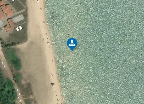 Satellite image of Babylon beach