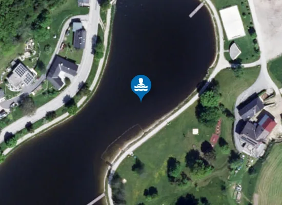 Satellite image of WALDHAUSEN BADESEE