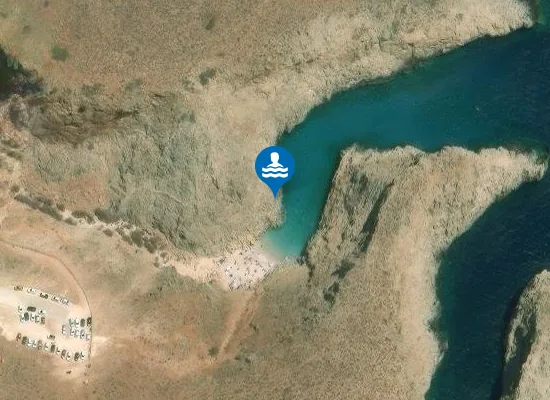 Satellite image of Seitan Limani