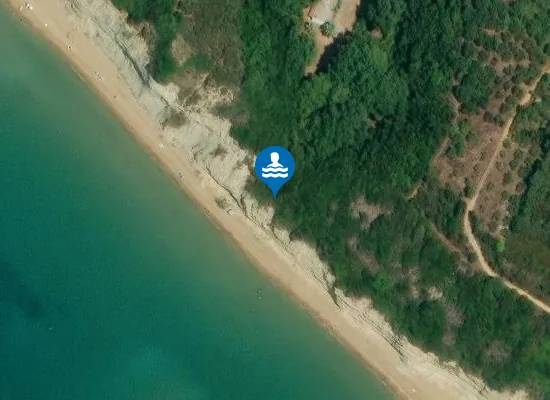 Satellite image of Santa Barbara beach