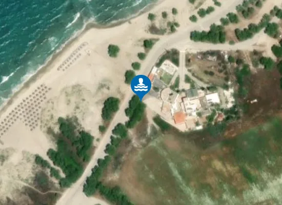 Satellite image of Marmari Beach