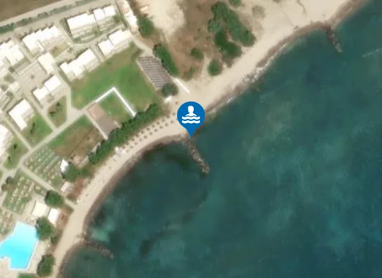 Satellite image of Lakitira Beach