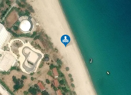Satellite image of Hotel beach resort