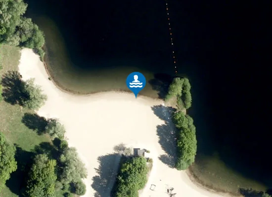 Satellite image of ALBERSSEE SUEDSTRAND