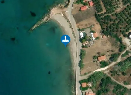 Satellite image of Pyla beach