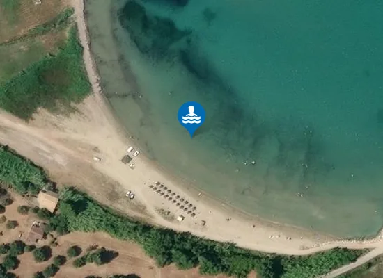 Satellite image of Acquasanta Beach
