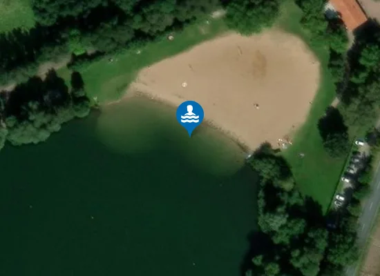 Satellite image of BADESEE LAHDE BADEBEREICH