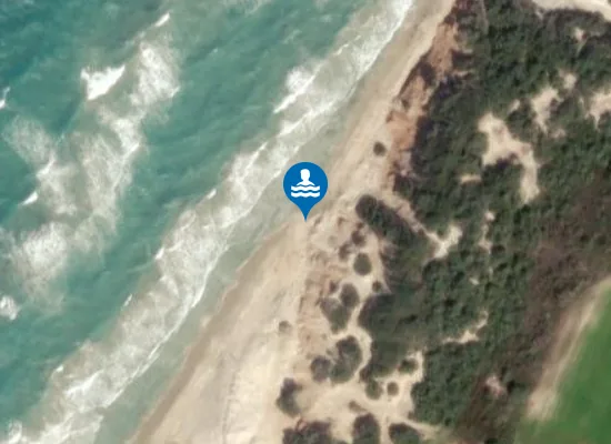 Satellite image of Παραλία Volcana