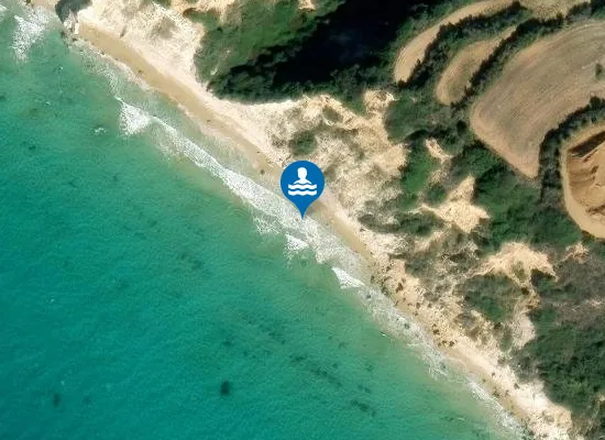 Satellite image of Avithos South (nudist)