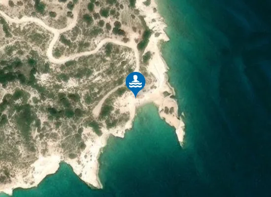 Satellite image of Aspros Kavos