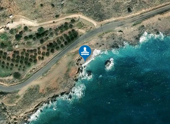 Satellite image of Joana beach