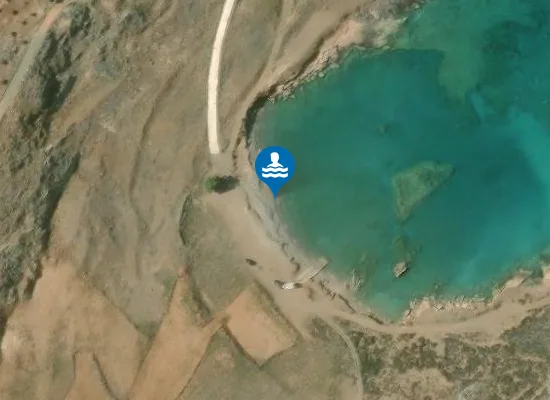 Satellite image of Amatos beach