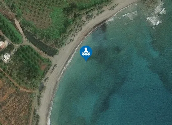 Satellite image of Paralia Potamos