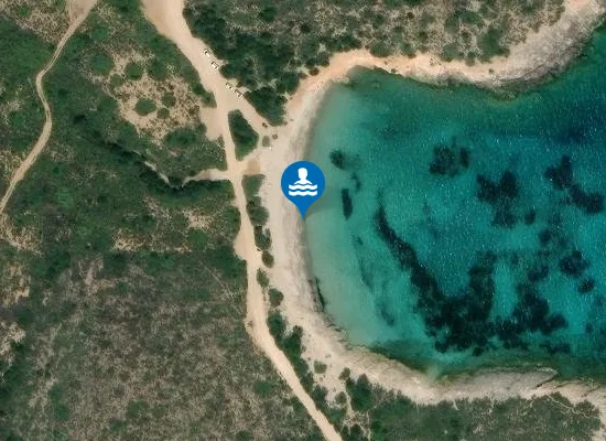Satellite image of Paralia Sostis