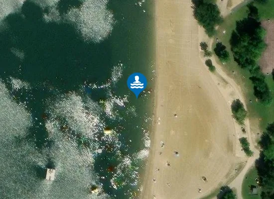 Satellite image of DUERENER BADESEE IN DUEREN GUERZENICH