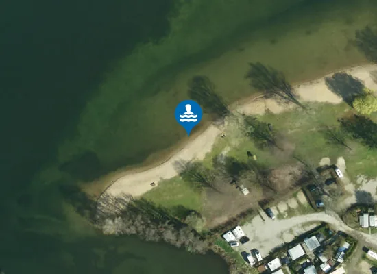 Satellite image of HEIDERBERGSEE BADESTRAND