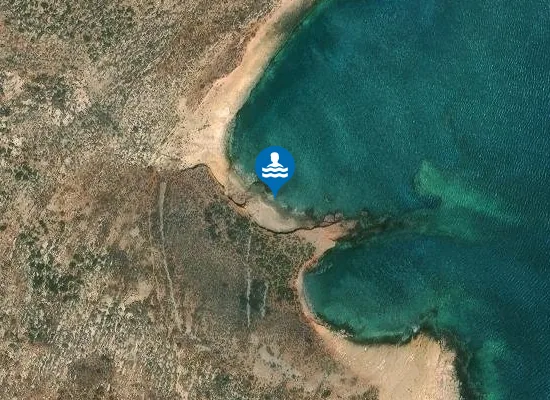 Satellite image of Paralia Maufomouri