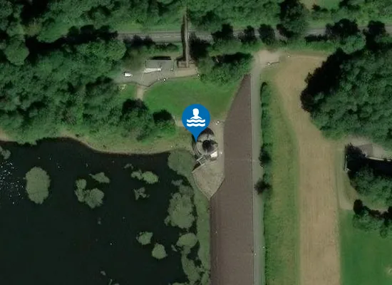 Satellite image of KRONENBURGER SEE BADESTRAND