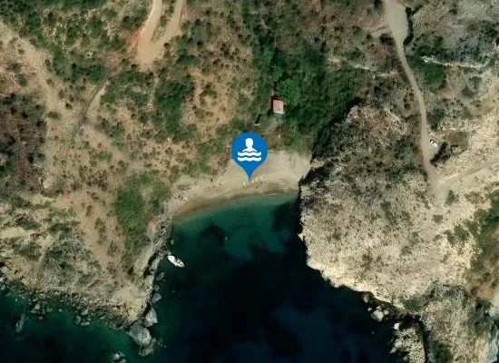 Satellite image of Agiannni Beach