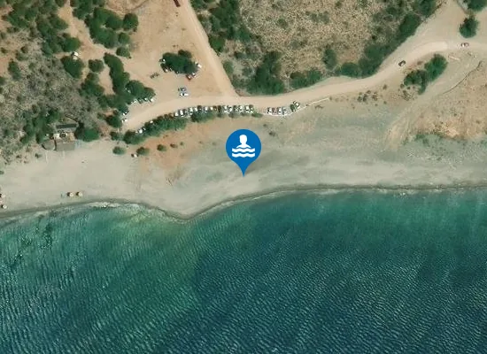 Satellite image of Krios Beach