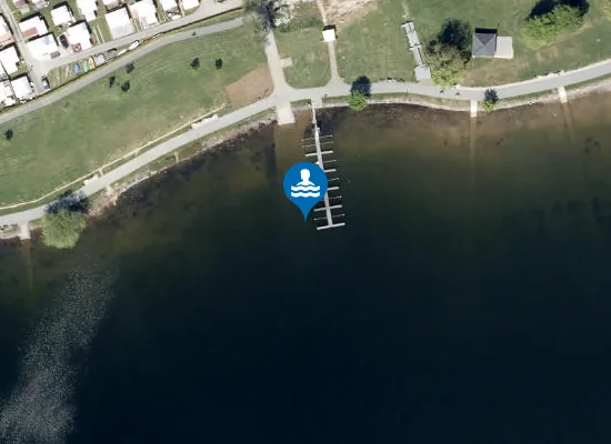 Satellite image of MOEHNESEE STRANDBAD KOERBECKE NORD