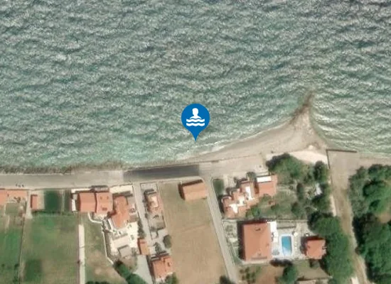 Satellite image of Platana Beach