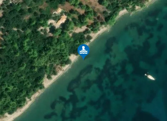 Satellite image of Mirtia Strand